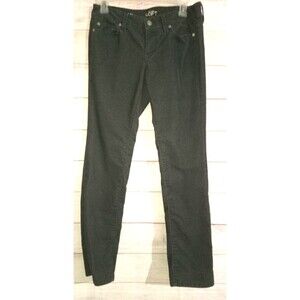 Ann Taylor LOFT Corduroy Pants Modern Straight Size 27/4 Petites Grey Solid
